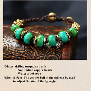 Bohemia Stone Beads Bracelet for Women Vintage Resin Charm Bracelets
