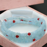 Bohemia Long Chain 4 Row Chalcedony Jades Bead Bracelet