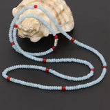 Bohemia Long Chain 4 Row Chalcedony Jades Bead Bracelet