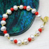 Bohemia 8-9mm Pearl Beads Bracelet for Women DIY Jewelry B2990
