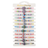 Bohemian 12pcs Butterfly Skull Star Charms Bracelet Set Evil Eye Yoga Anklet