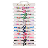 Bohemian 12pcs Butterfly Skull Star Charms Bracelet Set Evil Eye Yoga Anklet