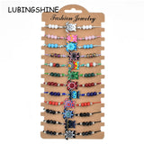 Bohemian Turtle Charms Bracelet Crystal Bead Anklet