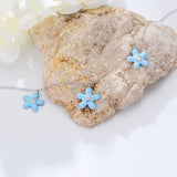 925 Silver Ankle Chain with Diamond Starfish Anklet