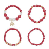 Bohemian Elephant Charm Bracelet for Women