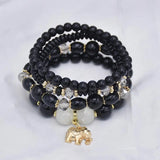 Bohemian Elephant Charm Bracelet for Women