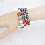 Bohemian Elephant Charm Bracelet for Women