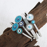 Bohemian Beach Eye Charm Women Friendship Jewelry Stainless Steel Bracelet
