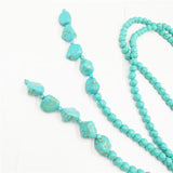 Bohemian Beads Turquoise Stone Collar Necklace Women Party Jewelry
