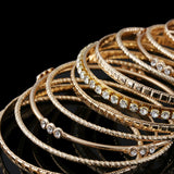 Bohemian Circle Wire Bangle Jewelry Retro Style Bracelet