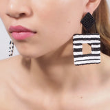 Bohemian Beaded Earrings Drop Dangle Big Jewelry Brincos