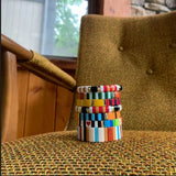 Bohemian Friendship Bracelet Stackable Enamel Rainbow Tile Bracelet