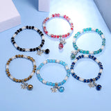 Bohemian Beaded Crystal Bracelet Small Fresh Elastic