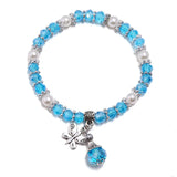 Bohemian Beaded Crystal Bracelet Small Fresh Elastic