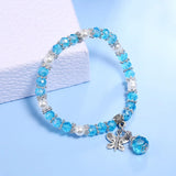Bohemian Beaded Crystal Bracelet Small Fresh Elastic