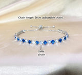 Boho Rainbow Zirconia Tennis Bracelet Bangle
