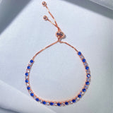 Boho Rainbow Zirconia Tennis Bracelet Bangle