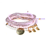 Bohemian Candy Beads Bracelet LOVE Charm Girlfriend Pulseras
