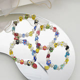 Candy Flower Bracelet Baroque Pearl Stretch String