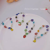 Candy Flower Bracelet Baroque Pearl Stretch String