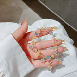 Candy Flower Bracelet Baroque Pearl Stretch String