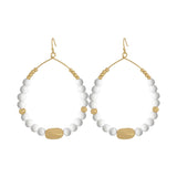 Vintage Bohemian Bead Earrings Acrylic Hanging Jewelry