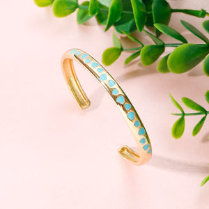 Bohemian Brass Open Bracelet Heart Butterfly Drip Accessories