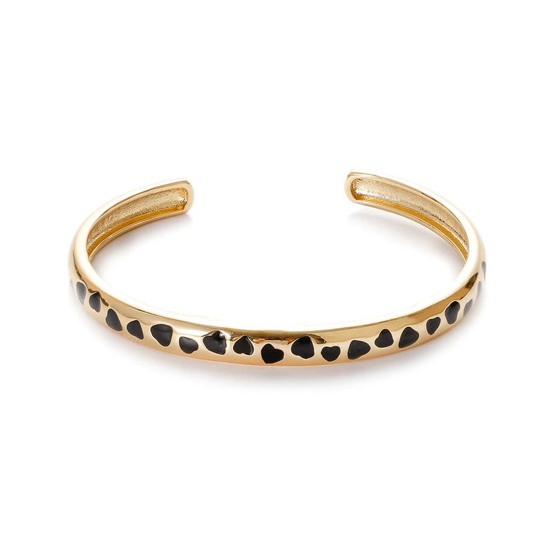 Bohemian Brass Open Bracelet Heart Butterfly Drip Accessories