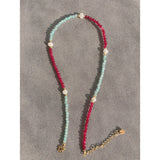 Boho Colorful Beads Mix & Match Necklace Summer Pearl Choker