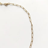 Colorful Crystal Bead Necklace Punk Chain Charm