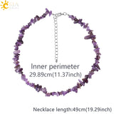 Bohemian Crystal Stone Choker Necklace for Women H123