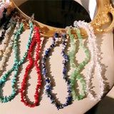 Bohemian Crystal Stone Choker Necklace for Women H123