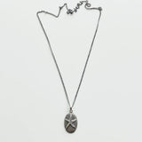 Bohemian Vintage 925 Sterling Silver Starfish Necklace Sweater Chain