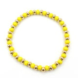 Bohemian Enamel Beaded Women's Bracelet Bangle DIY Colorful Round Beads