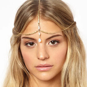 Bohemian Ethnic Head Chain Exotic Wedding Headband