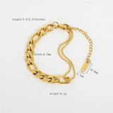 Bohemian Ethnic Style Thick Chain Aluminum Chain Bracelet