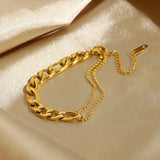 Bohemian Ethnic Style Thick Chain Aluminum Chain Bracelet