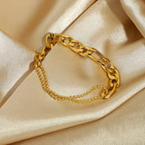 Bohemian Ethnic Style Thick Chain Aluminum Chain Bracelet