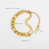 Bohemian Ethnic Style Thick Chain Aluminum Chain Bracelet