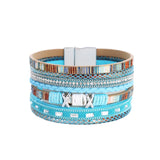 Bohemian Wide-brimmed Leather Bracelet for Women
