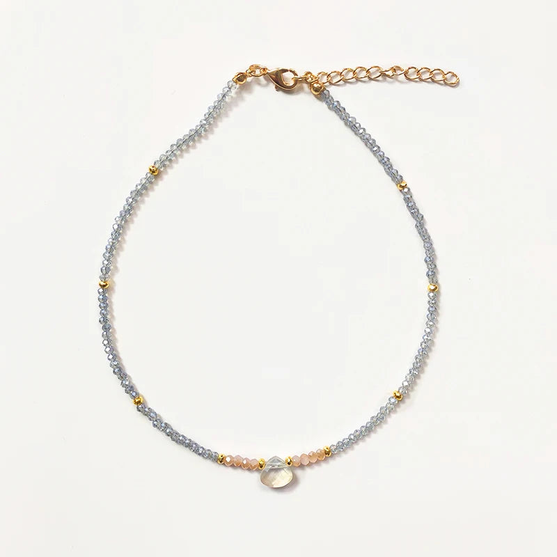 Bohemian Crystal Beads Necklace Choker Mix And Match Girl Birthday