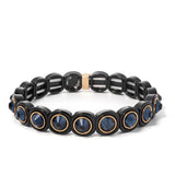 Bohemian Enamel Bracelets Colorful Beads Stone Bracelet Crystal Bangle