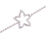 Boho Rhinestone Star Anklet Bracelet Beach Accessory
