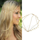 Boho Metal Head Chain Hair Band Unisex