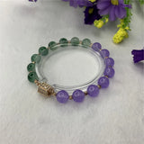 Bohemian 8mm Beaded Bracelet Natural Stone Jades Yoga Alloy Jewelry