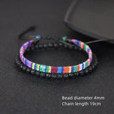 Bohemian Weave Friendship Bracelet Hand Stone Beads Bracelet Women Men Jewelry
