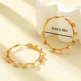 Bohemian Hoop Circle Earrings For Women