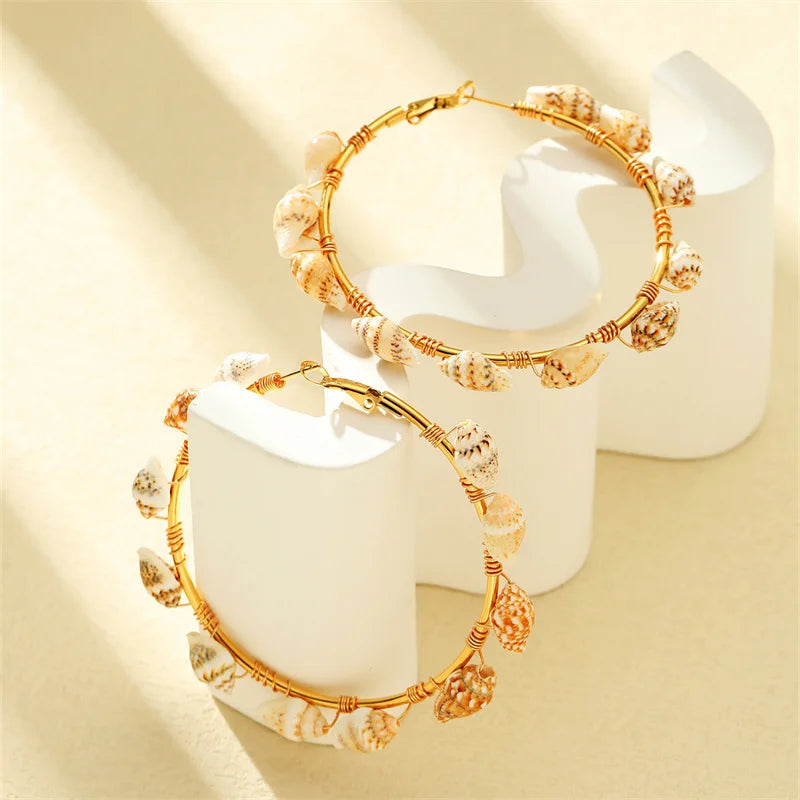 Bohemian Hoop Circle Earrings For Women