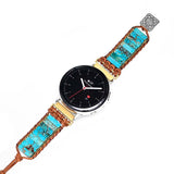 Bohemian Howlite Watch Strap Knit Stone Band