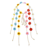 Boho Indian Tribal Flower Hairband Tiara
